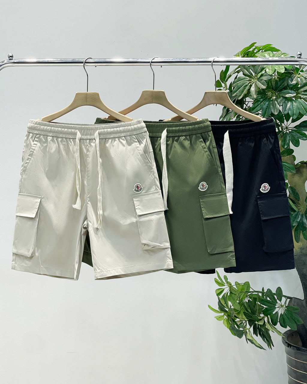 Masked short sleeved shorts