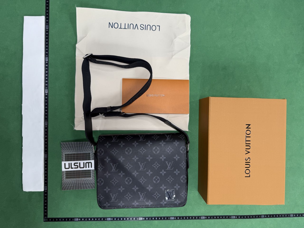 Louis Vuitton LV Messenger genuine leather bag