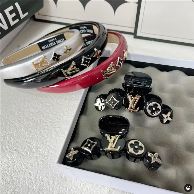 LV hair accessories