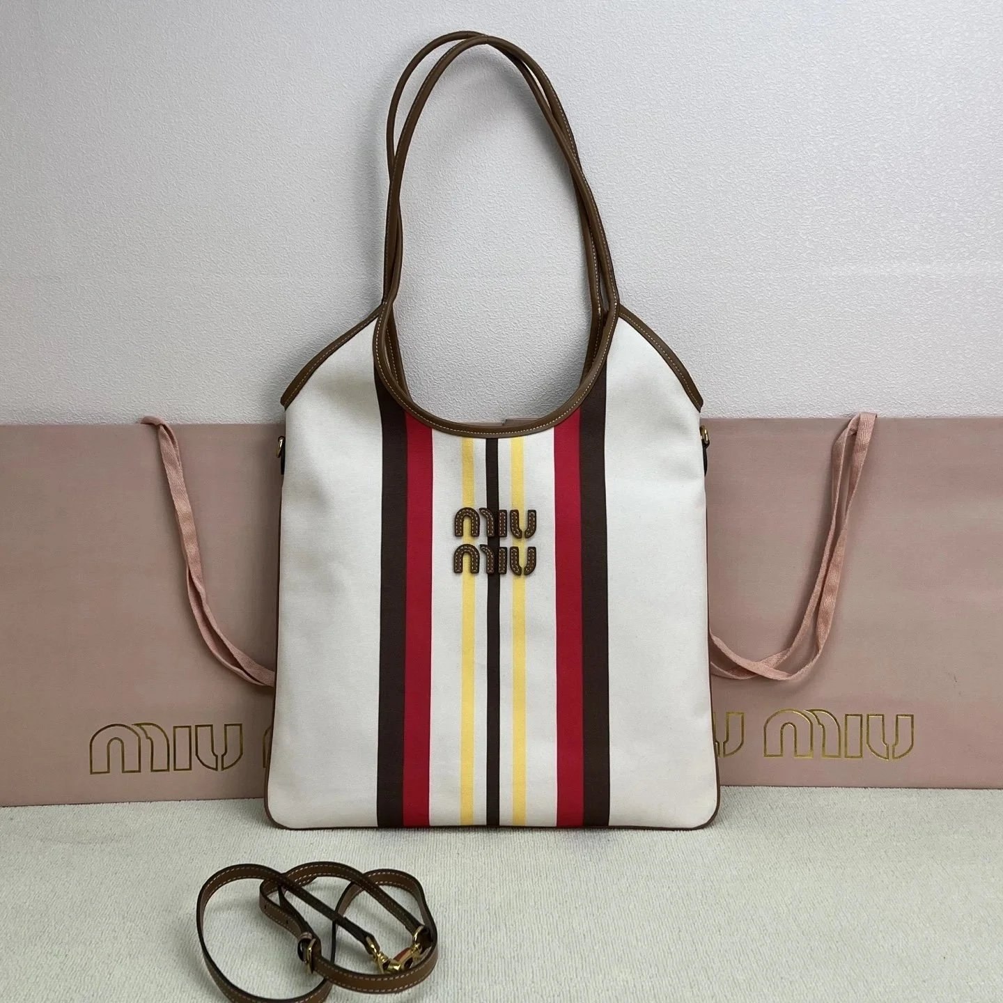 Louis Vuitton LV Prada Miu Miu Light Tote Bag