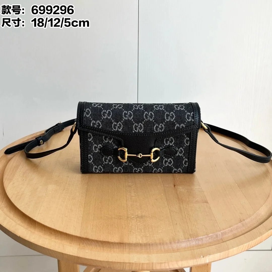  Gucci 2025 new bag all-match saddle shoulder horse bit high-end underarm retro messenger bag