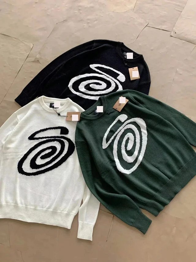 Stussy Loose crew neck sweater