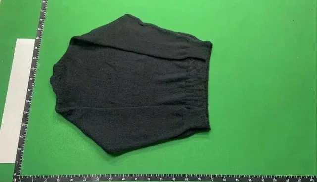  YSL New loose soft mohair black knitted sweater with letters