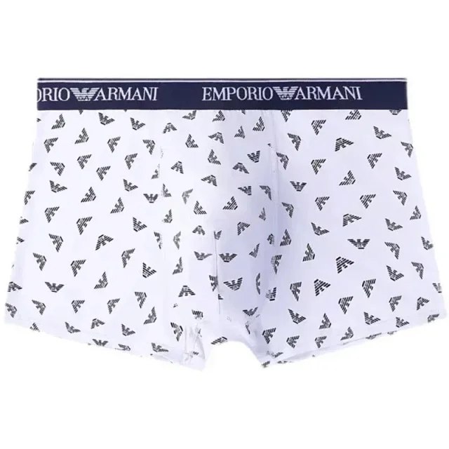 EMPORIO ARMANl Men's stylish printed logo briefs Boxer briefs Underwear  4PCS（6 styles）