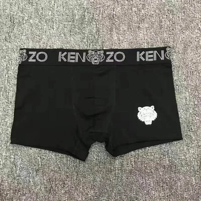 KENZO Fashionable big logo embroidered tiger head briefs Boxer briefs Underwear  2PCS