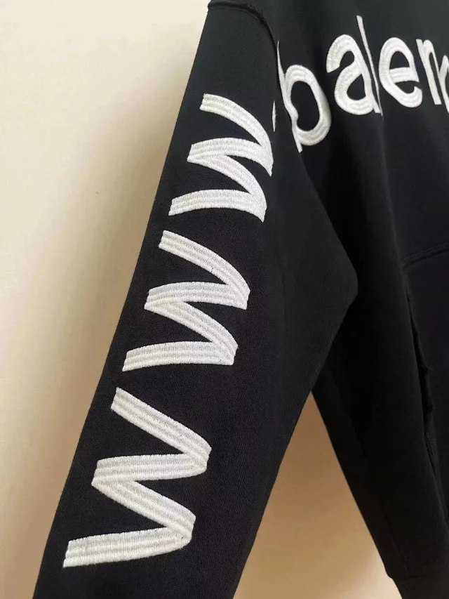 New Balenciaga Inkjet Hot Couple Tops Hoodie