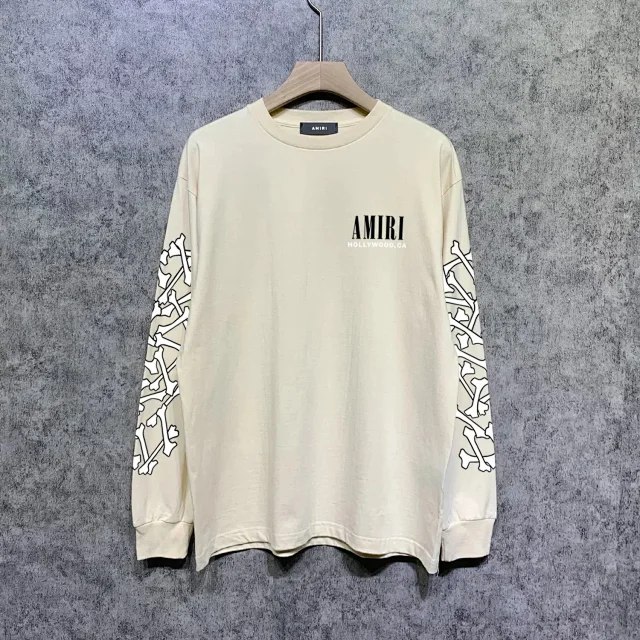 AMIRI Large V hooded loose sweatshirt for men and women