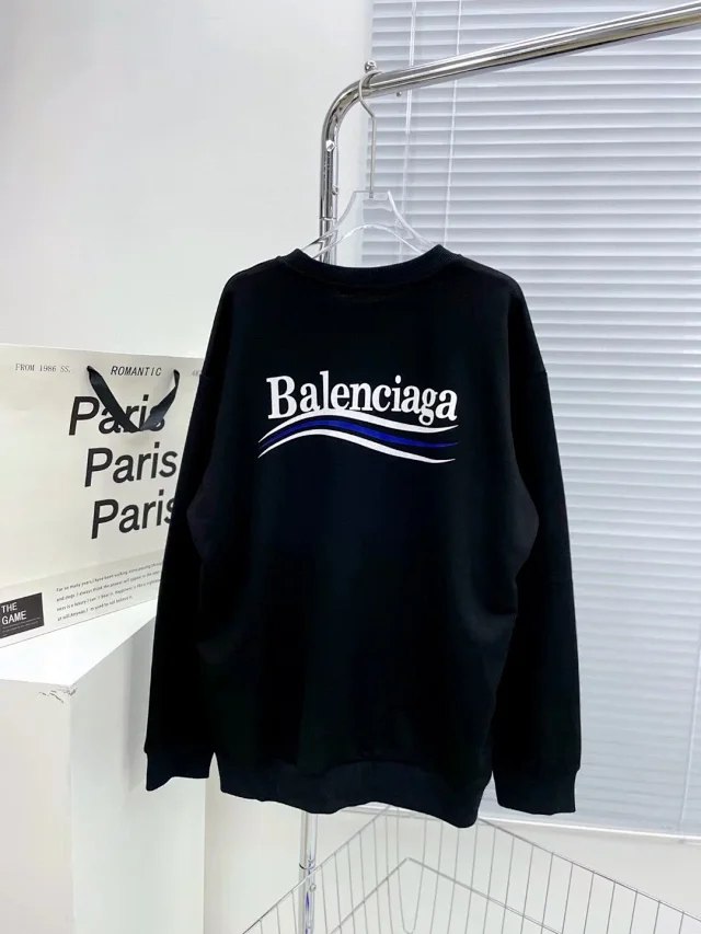 Balenciaga Paris Coke Wave Print Sweatshirt