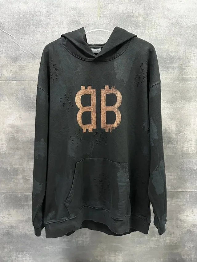 Balenciaga BB Bitcoin Hoodie for Fall Winter