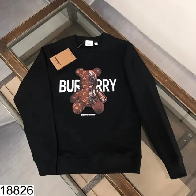 BURBERRY New Chinese style new war horse design cartoon pattern print long sleeve sweatshirt