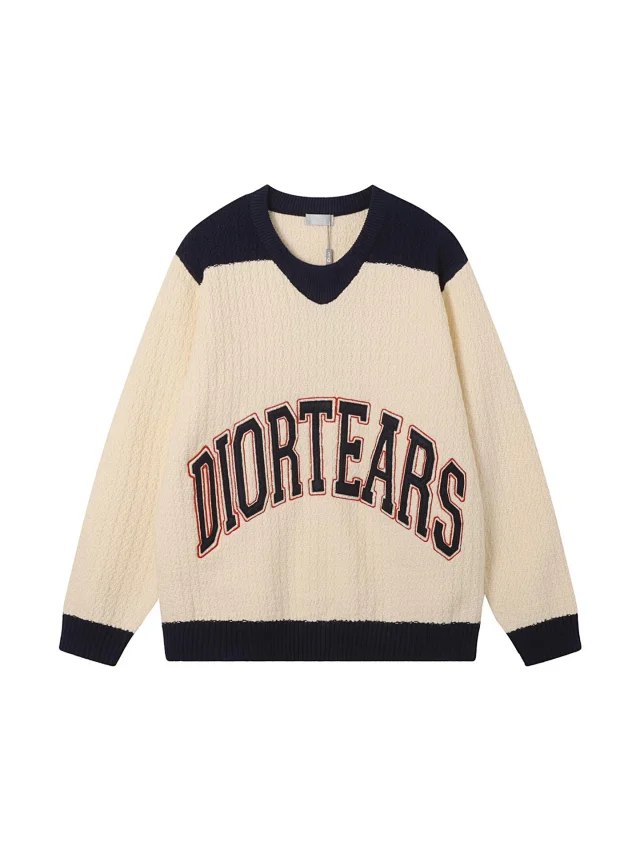 Dior Fashionable couple style loose casual tops