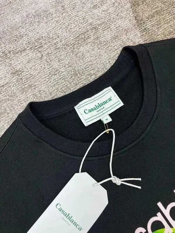 Casablanca Printed Letters Unisex Hooded Sweatshirt（36 styles)