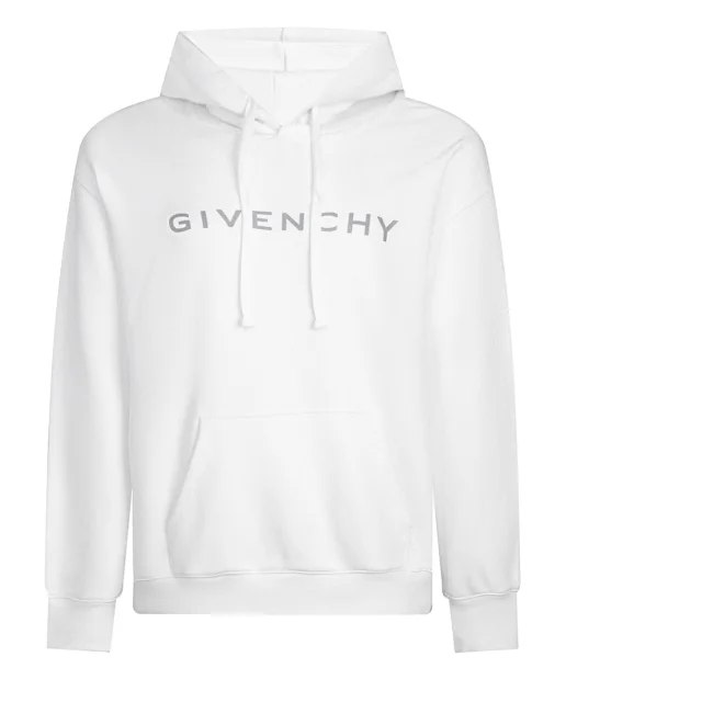 GIVENCHY New Letter Printed Ripped Hooded Long Sleeve Sweatshirt for Men and Women