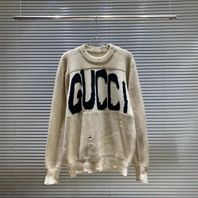  Gucci Round neck letter jacquard loose sweater for men and women（39 styles) Gucci Round neck letter jacquard loose sweater for men and women（39 styles)