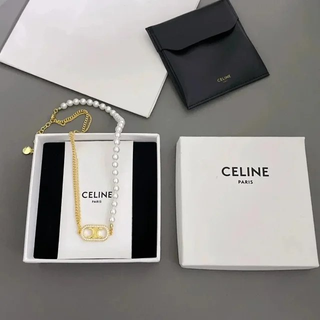 CELINE Light luxury niche retro clavicle necklace（6 styles)