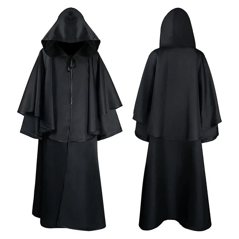 Medieval Hooded Cloak Wizard Robe 39 styles