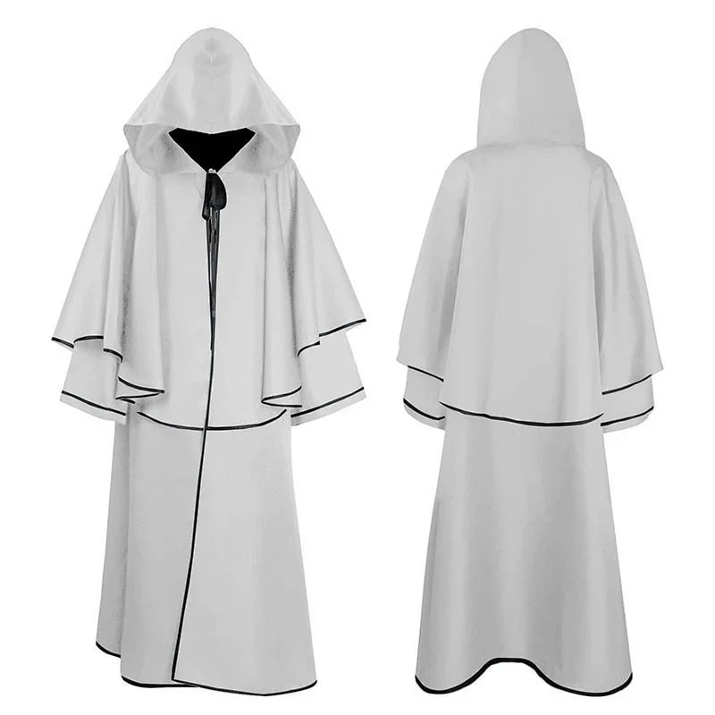 Medieval Hooded Cloak Wizard Robe 39 styles